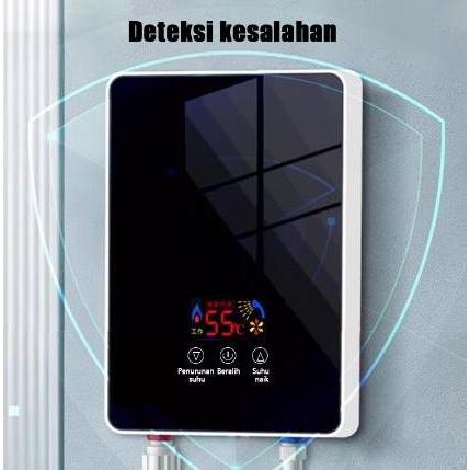 Pemanas Air Hemat Listrik  Water Heater Pemanas Air Listrik Instan Yang Dipasang LED Display