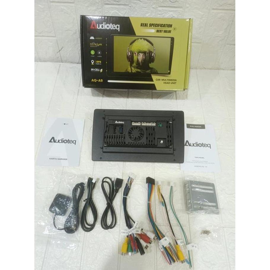 Head Unit Android 9 Inch Audioteq Ram 4/64gb