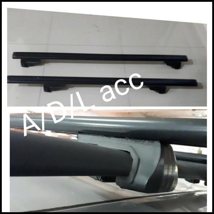 HOT DEAL CROSS BAR JEPIT ROOF RILL BLACK MODEL THULE UNIVERSAL 