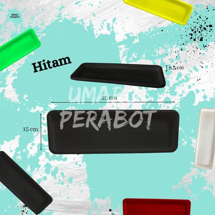 Tatakan Pot Panjang 50 / Alas Pot Panjang / Pot Tanaman / Pot Bunga / Pot Plastik / Umaro Perabot