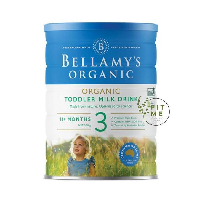 Bellamys Baby Organic Milk Step 3 Toddler Milk Drink(12 Months) 900 Gr