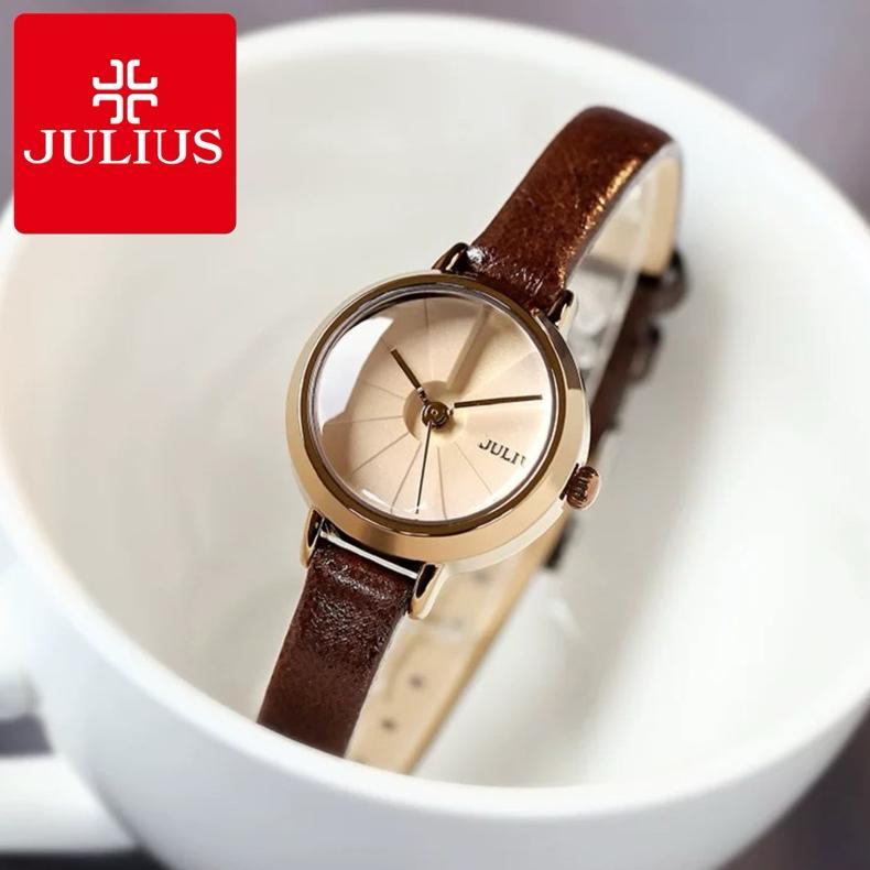 Jam Tangan Julius Wanita Original JA-979 Kulit asli Korea