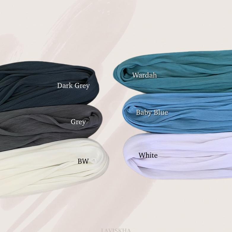 Promo Buka Puasa SYARII PASHMINA PLISKET JUMBO BUTTONSCARVES non logo 200x80cm pleated super mini hi