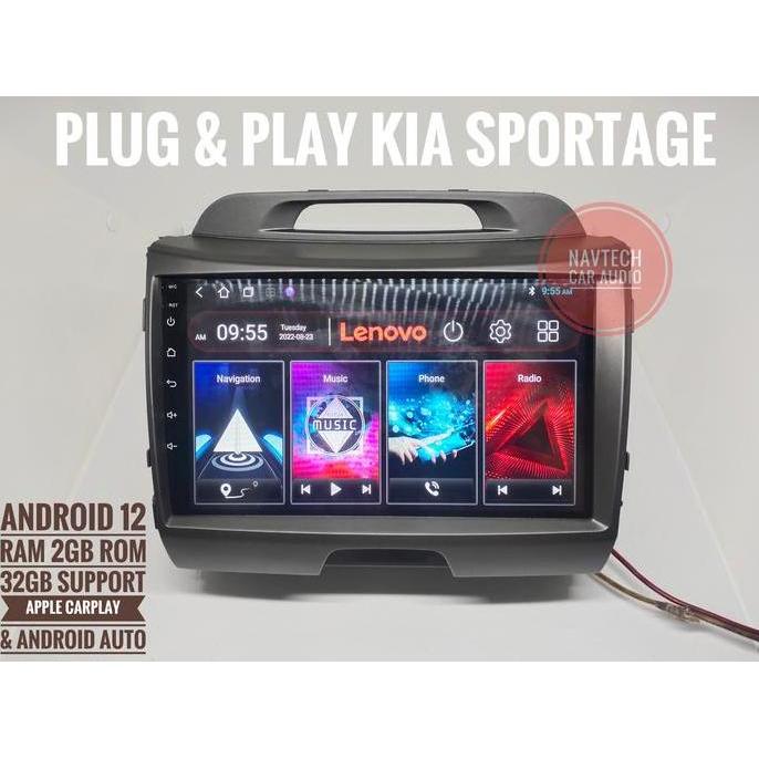 Head Unit Android 9 Inch Kia Sportage / Head Unit Android Kia Sportage