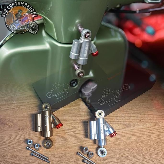 Stabilizer Steering Dumper Showa Mini Crf 250-450 Vespa Universal Untuk Semua Jenis Motor Motor  Sho