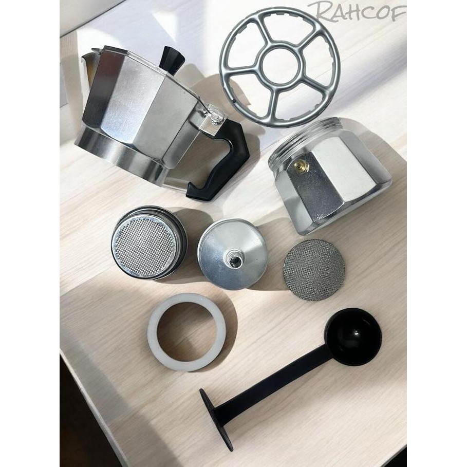 Promo Mokapot Upgrade dimodifikasi dengan menggunakan filter mesin espresso Moka pot Modifikasi Moka