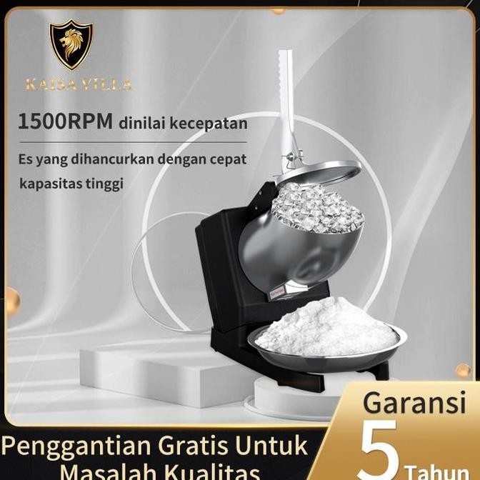 Promo Mesin Serut ES Alat Penghancur Es Mesin Serut es Batu Listrik Baja Besi Stainless Steel COD