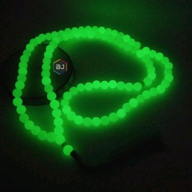 Tasbih Batu Fospor 99 Butir Asli Menyala Dalam Gelap