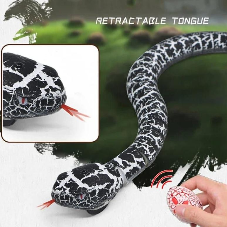 mainan remote control ular jalan untuk jahil