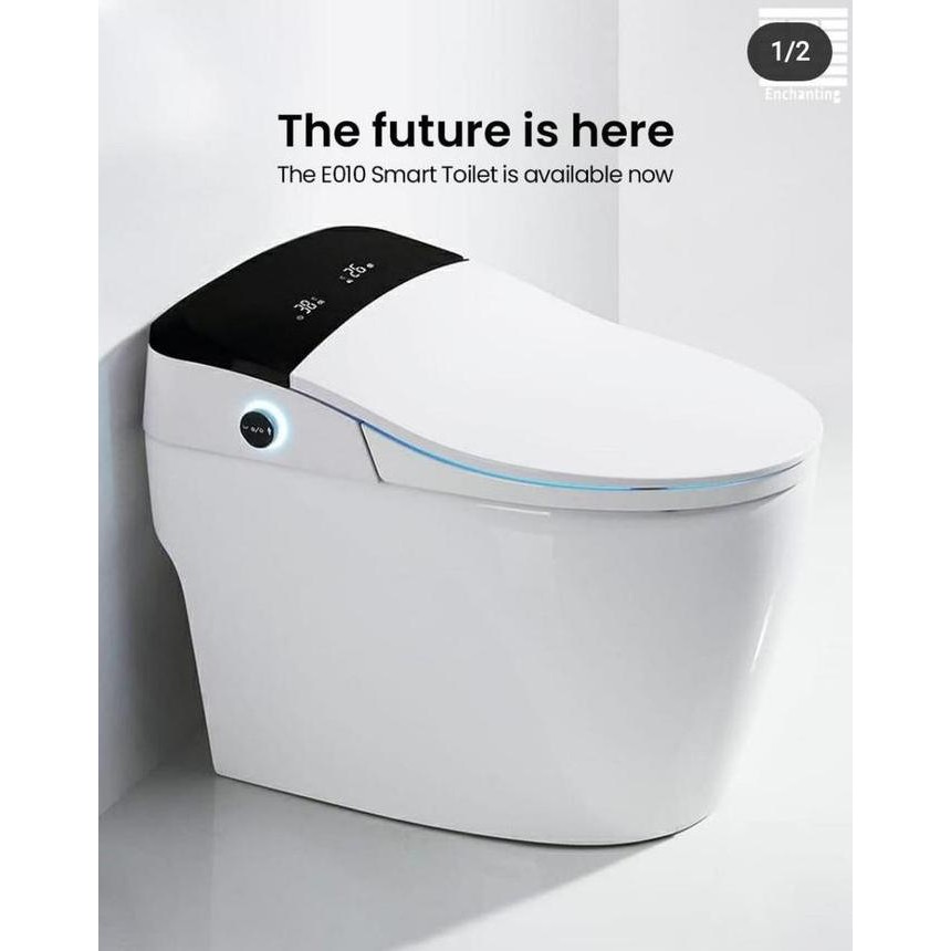 Smart Closet Toilet Europe Enchanting luxury otomatis cover E010