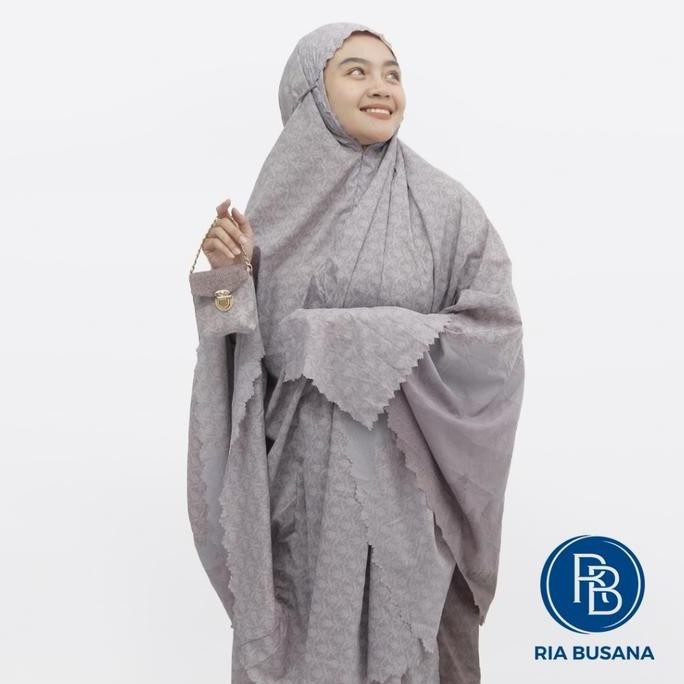 Ria Busana - Elnia - Mukena Traveling Mini Parachute Motif Abstrak Art.  Elya-Travelinglaser