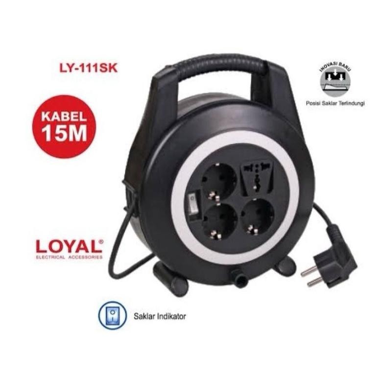 Kabel Roll Saklar 10M LY-110 SK / 15M LY-111 SK LOYAL YUNIOR