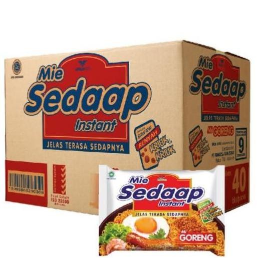 Mie goreng sedap, 1dus isi 40pcs