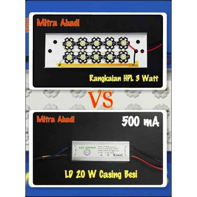Rangkaian HPL 3 Watt VS LED Driver (BLOG CONTENT)