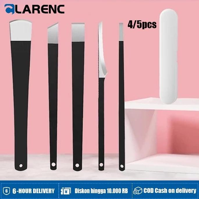 BECQUEREL- Pisau kuku cantengan/5pcs set pisau kuku cantengan / manicure pedicure tools