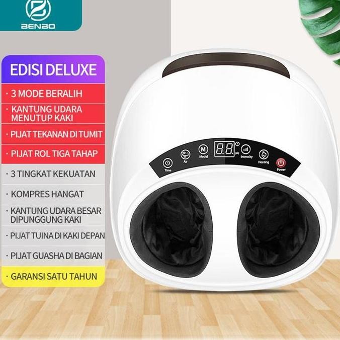 BECQUEREL- Mesin Portable Refleksi Kaki Listrik Pijat Kaki Pemanas Airbag