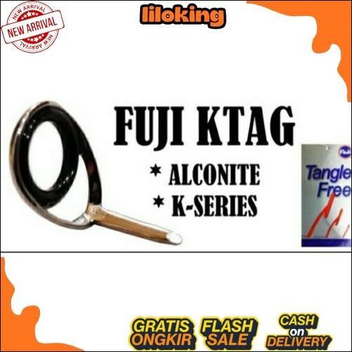 Ready Stock GUIDE FUJI ALCONITE K-SERIES KTAG (SILVER) / CCKTAG (FROSTED SILVER)