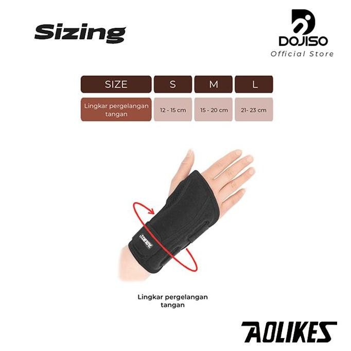 Wrist Brace AOLIKES Splint Pelindung Pergelangan Tangan Carpal Tunnel