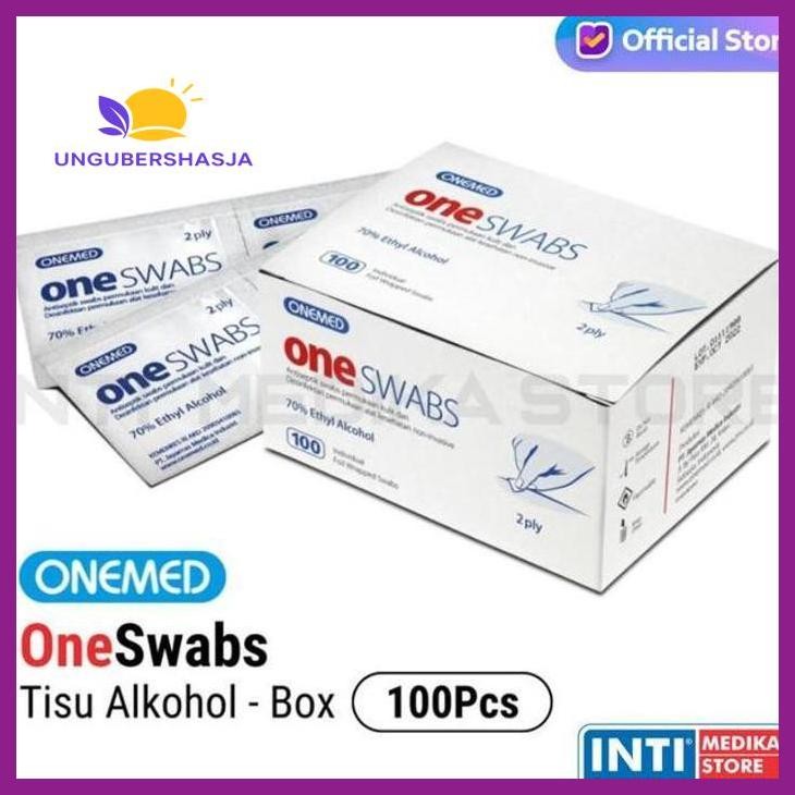(ORIGINAL) TISU ALKOHOL ONESWAB | ALKOHOL SWAB | ANTI BAKTERI KESEHATAN PERLENGKAPAN MEDIS RUMAH SAK