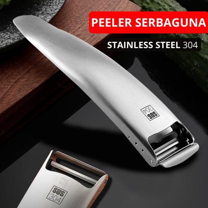 PREMIO Parutan Alat Kupas Pengupas Buah Kentang Sayur Serbaguna