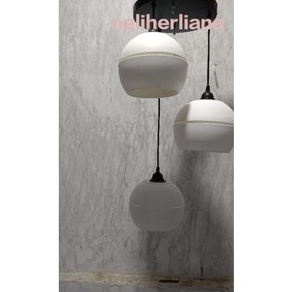 Lampu gantung cabang 3. 3 in1