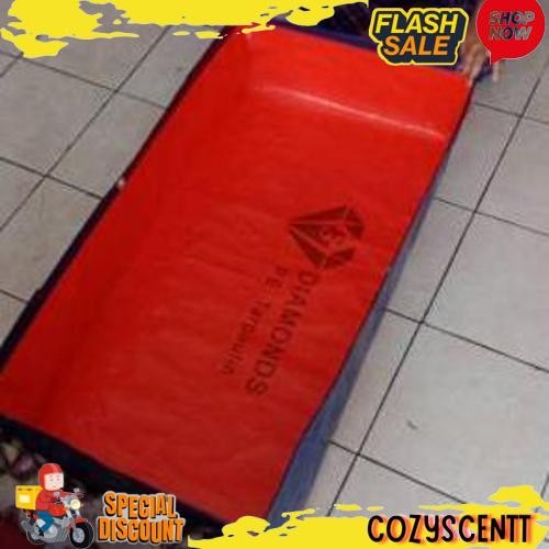 Paling Murah TERPAL KOLAM IKAN  A15 1x0,50x0,25/TERPAL KOLAM KOTAK ikan kecil/Terpal kotak mini teba