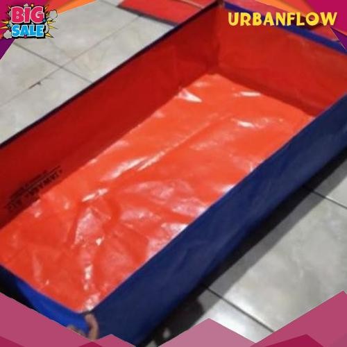 Paling Murah TERPAL KOLAM IKAN A5 1x0,50x0,25/ kolam kotak/Terpal ikan/Terpal kolam mini/Terpal ikan