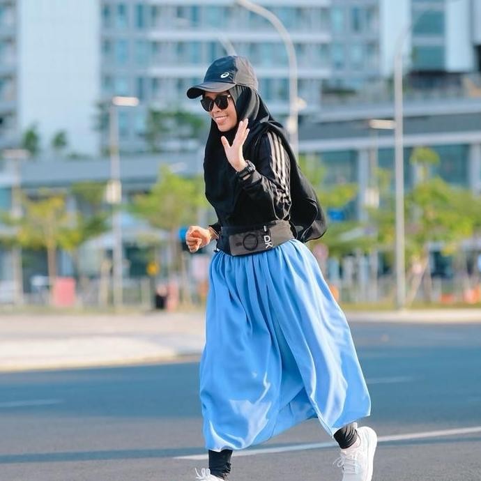 Running skirt | rok sport / rok olahraga / rok lari / rok panjang olahraga Ceruty