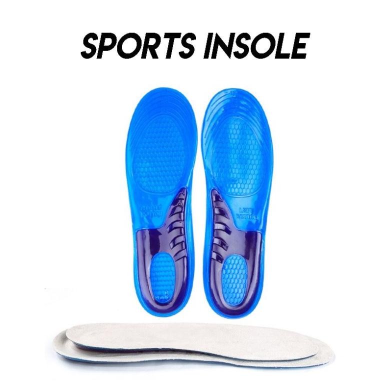 TERMURAH Sports Insole / Insole Olahraga Anti Bau / Insole Gel Empuk / Shoe Pad Silicone Gel / Alas 
