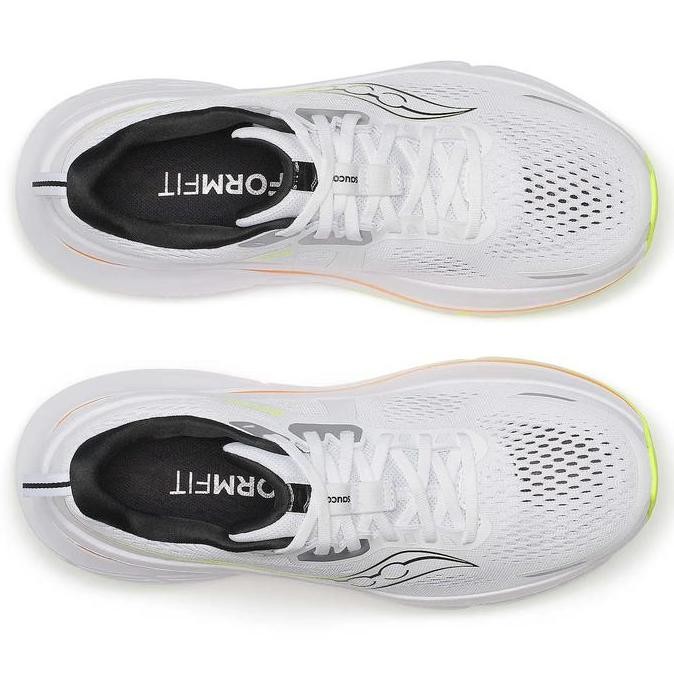 Sepatu Running Saucony Guide 18 - White/Peel