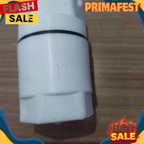 New tusen klep 1 inch JP pvc putih one way valve tusen valve
