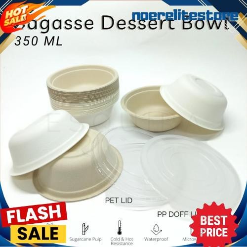 COD Bagasse Dessert Snack Bowl 350 ML BG350