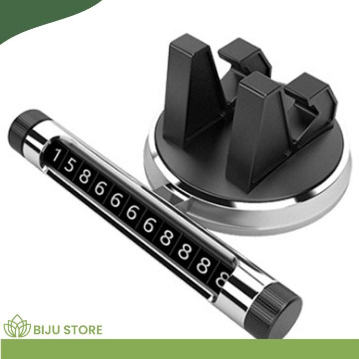 DUDUKAN STAND PHONE HOLDER MOBIL DENGAN TAG NOMOR HANDPHONE HP CAR HOLDER NUMBER 360 ALAS DUDUKAN PO