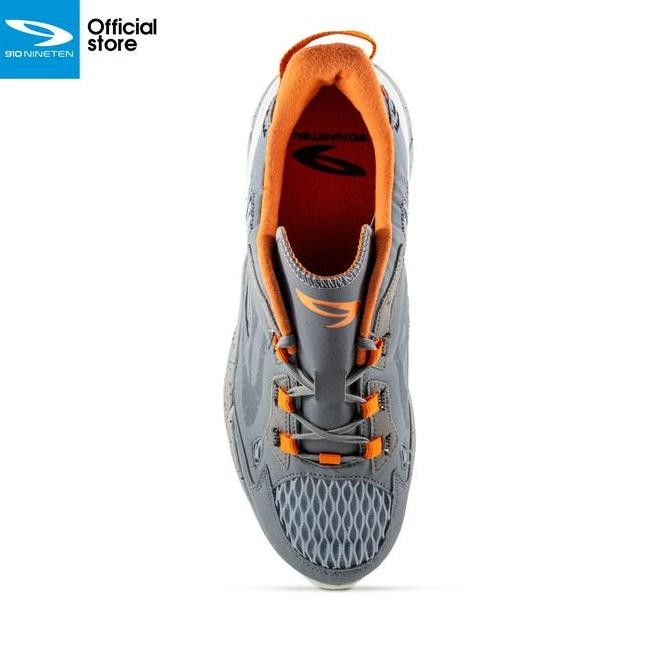 910Nineten Shoes Lynx Rv-Lite Sportstyle- Abu-Abu/Jingga