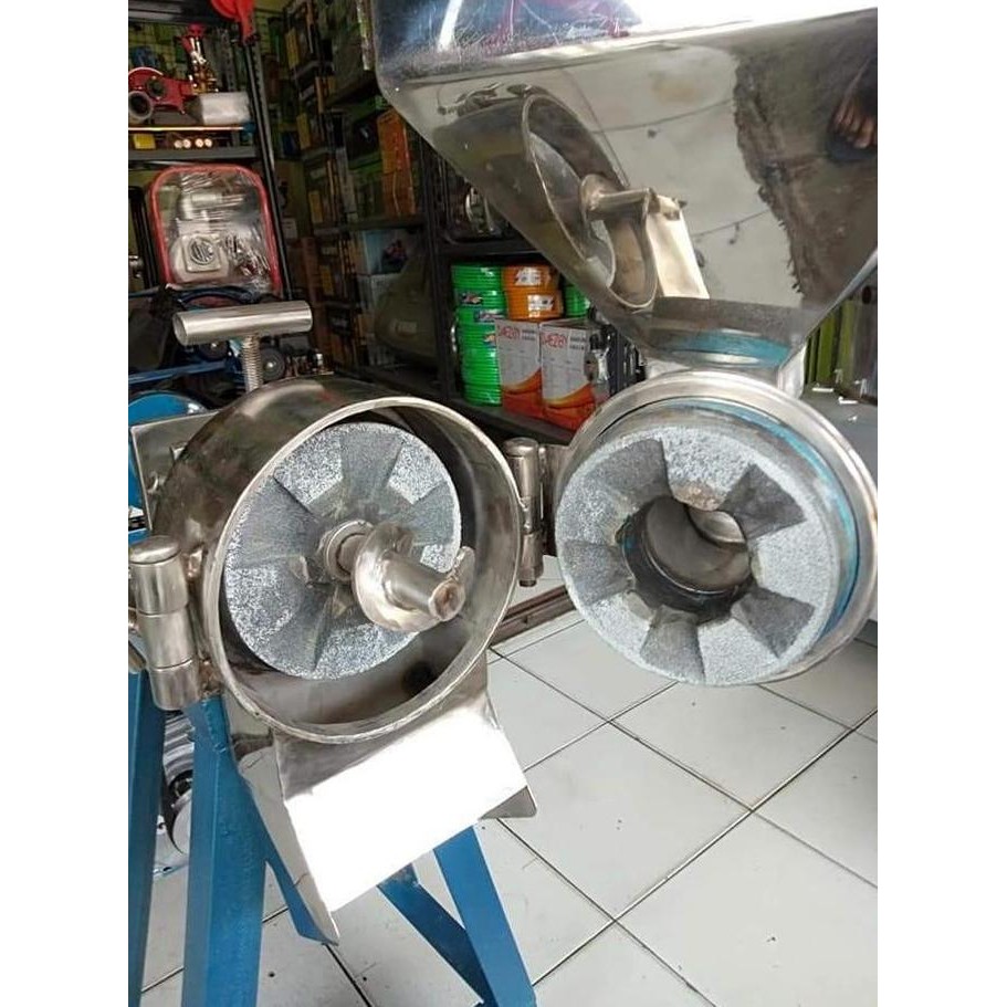 Mesin Gilingan Bumbu 6" inch Mesin Giling Bumbu Basah Tanpa Penggerak