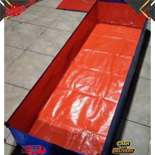 COD TERPAL KOLAM IKAN  A5 1,50x0,50x0,50/Terpal ikan mini/Terpal kolam kotak/Terpal kotak