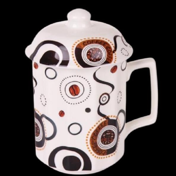 Mug gelas Keramik Coffee Taste 500 ml Home Line