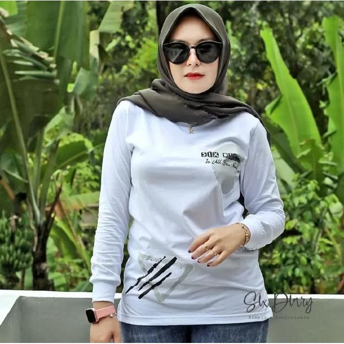DF231>> ATASAN WANITA MUSLIMAH JUMBO LD 120 BABYTERRY PREMIUM