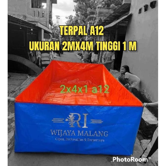 TERPAL KOLAM / KOLAM TERPAL / TERPAL IKAN / KOLAM IKAN / KOLAM KOI / KOLAM PORTABLE / KOLAM KOTAK / 