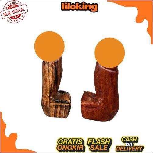 Gercep Asbak Bali Mini 15 cm - asbak rokok bali medium - Asbak Bali Kayu - Dekorasi Asbak Bali