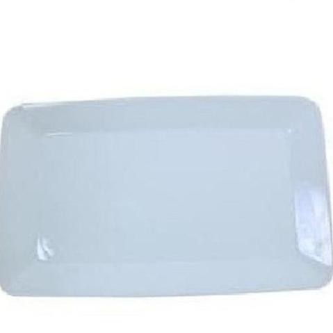 Home Line Piring Saji Kue Buah Panjang  Keramik Porselen