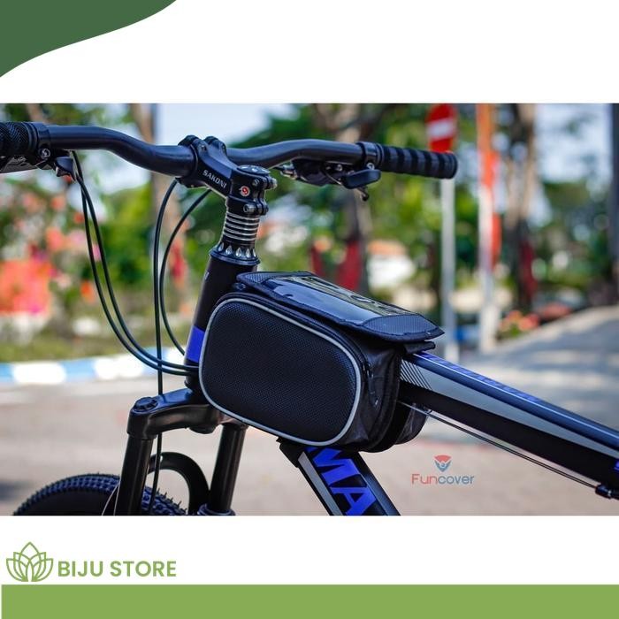TAS SEPEDA TOUCHSCREEN WATERPROOF TAS STANG SEPEDA LIPAT MTB UNIVERSAL BEST BRAND