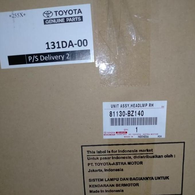 Headlamp Lampu depan Kanan All New Avanza Xenia 2012 2013 2014 2015