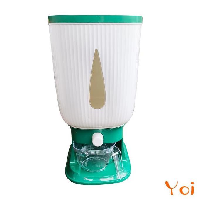Yoi - Dispenser Beras 10 Liter / Tempat penyimpanan beras Plastik