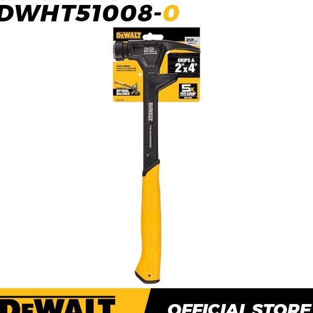 Dewalt Claw Hammer Palu Kambing 22 Oz Dwht5100