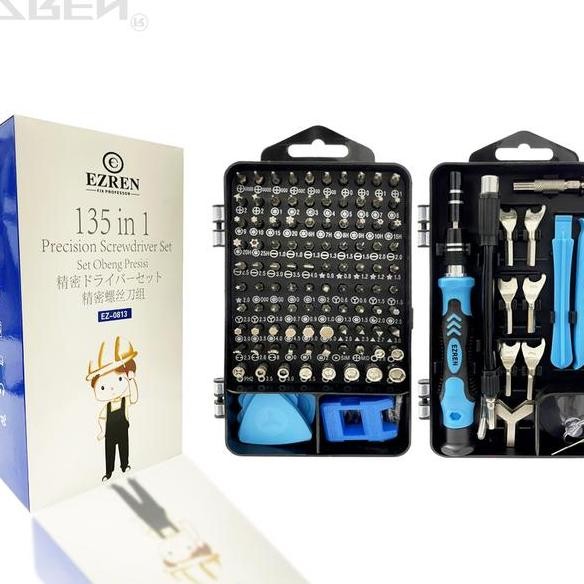 Ezren Ez3 135 In 1 Obeng Set Lengkap Torx Screwdriver Magnet