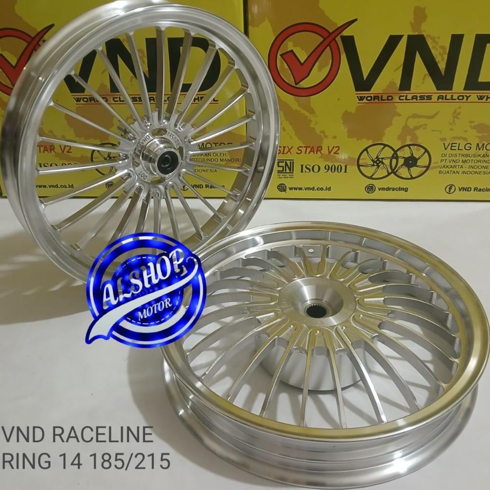 Velg vnd raceline ring 14 185/215 honda vario 125 vario 150 vario 160 cbs vario 110 beat scoopy geni
