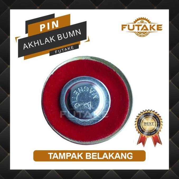 Bros Pin Akhlak Bumn Custom Pin Blazer Pin Jas Kualitas Terbaik Harga Termurah