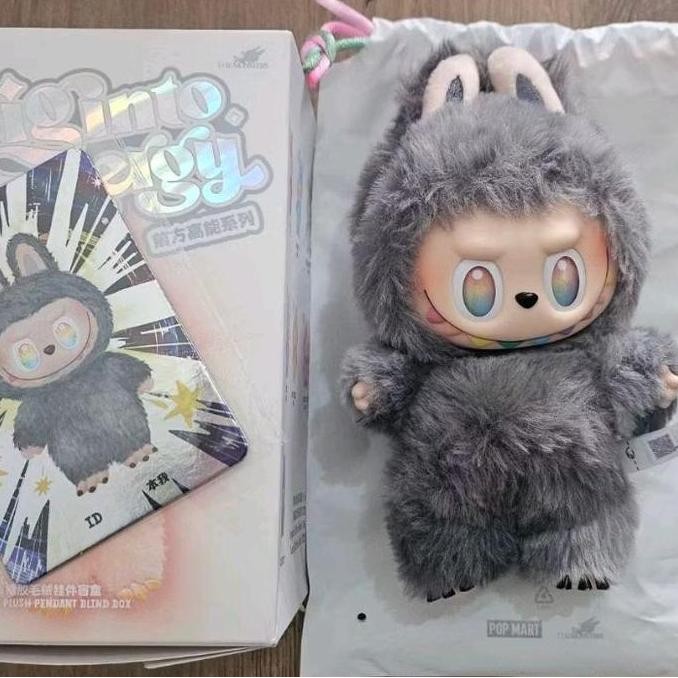 Pop mArt Labubu V3 Big Into Energy Plush Keychain Original New Version Pouch Version SECRET ID