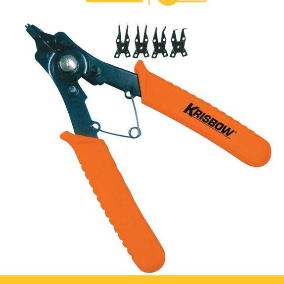 Krisbow Set Tang Snap Ring 4 In 1